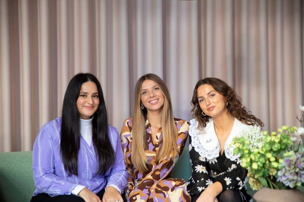 <p>Poonam, Stef & Daisy.</p>