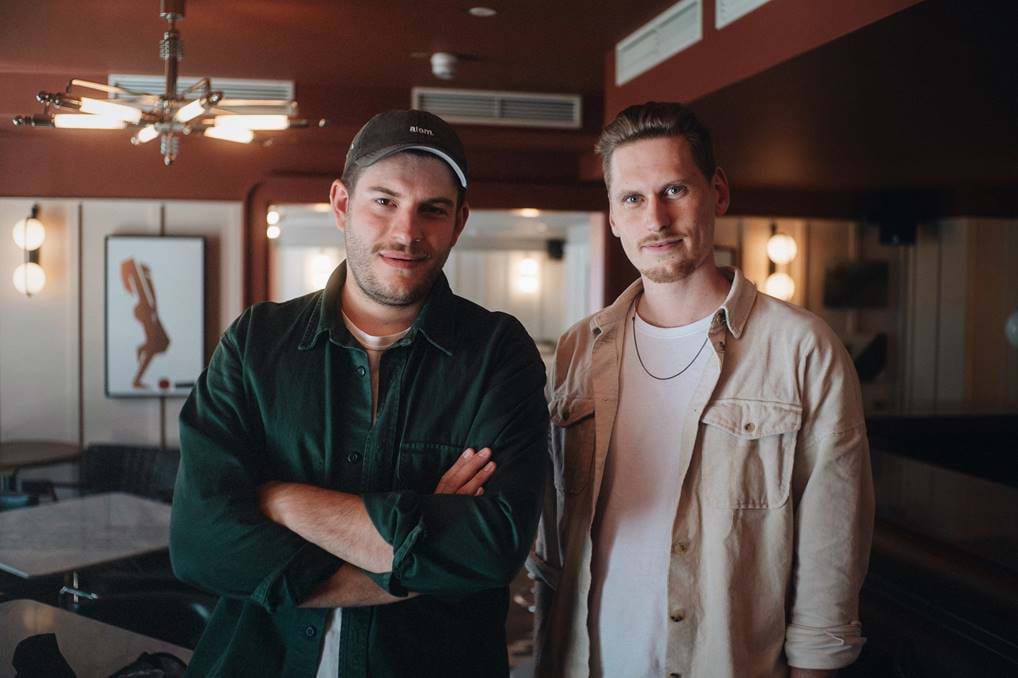 Mauricio Cervilla Fischer and Tim Jenni of Atem Films in Schwan Locke