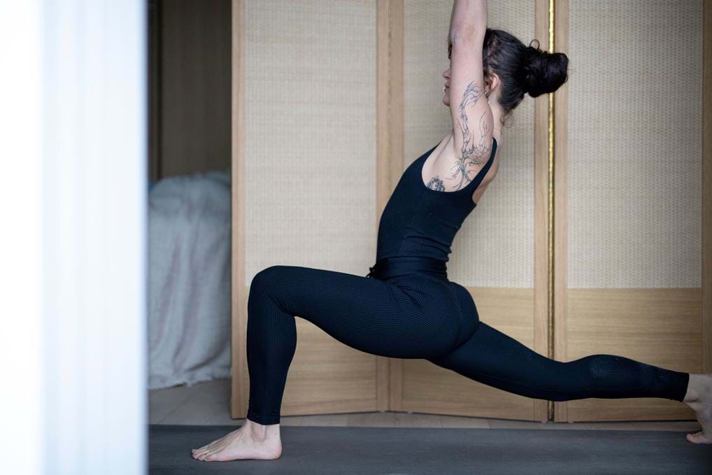 <p>Yoga in your room.</p>