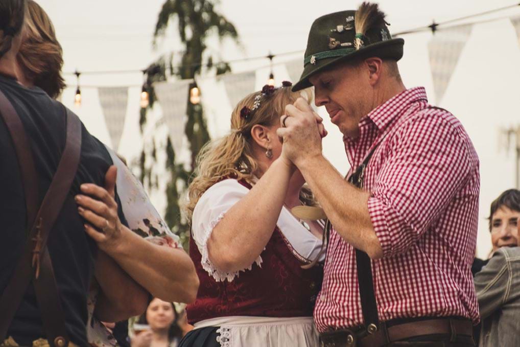 <p>Lederhosen beim Oktoberfest.</p>