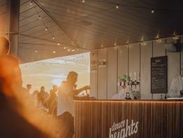 Terrasse en rooftop au Turing Locke, Eddington, Cambridge.