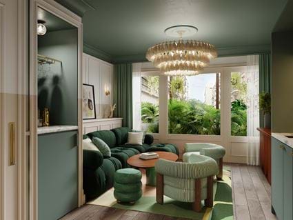 Begonia Suite | Apartments in Paris | Le Jardin de Verre by Locke
