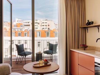 Locke Studio with Balcony | Locke De Santa Joana | Lisbon, Portugal | Design-led Aparthotels, Locke