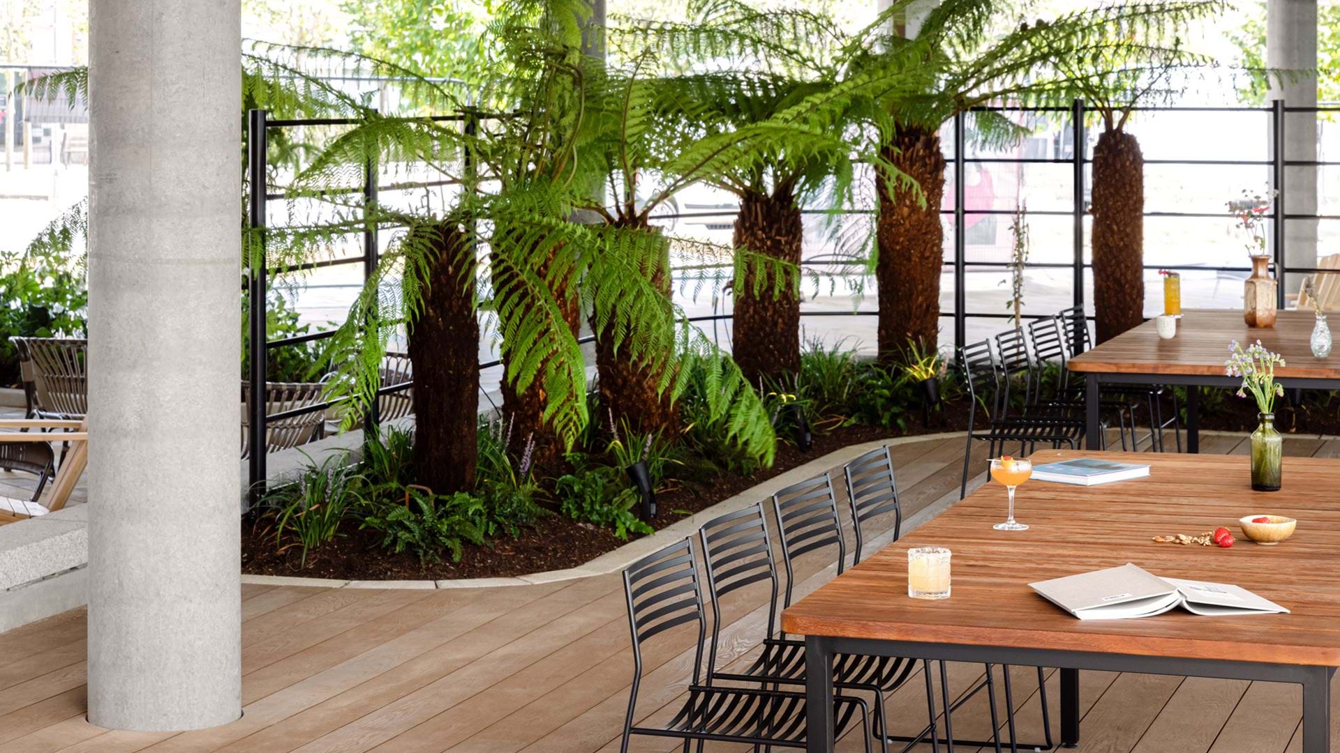 Une soirée en extérieur.